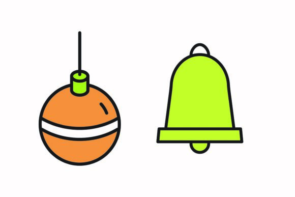 Christmas Bell Illustration for Seasonal Design