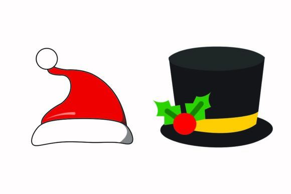 Christmas Cap Illustrations for Polished Content