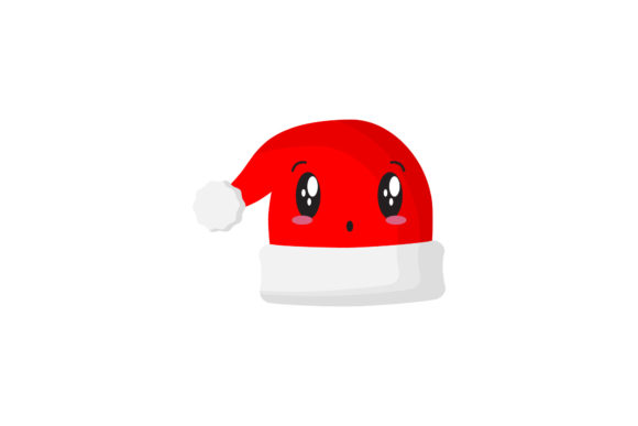 Christmas Cute Santa s Hat Vector Illustrations