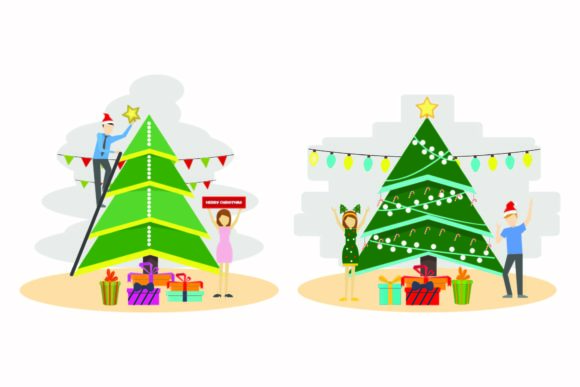 Christmas Festive Holiday Illustrations