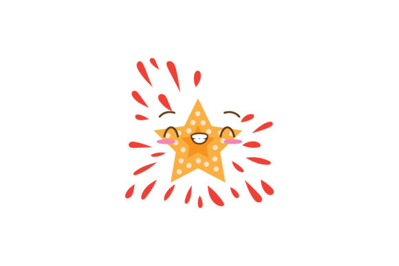 Christmas Firework Cute Vector