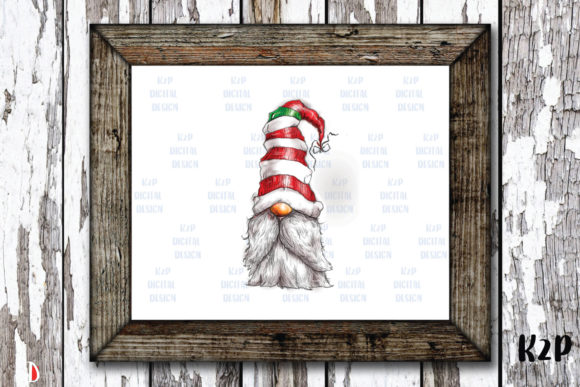 Christmas Gnome Character HandDrawn Freebies