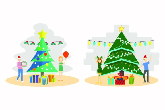 Christmas Happy Celebration Illustrations