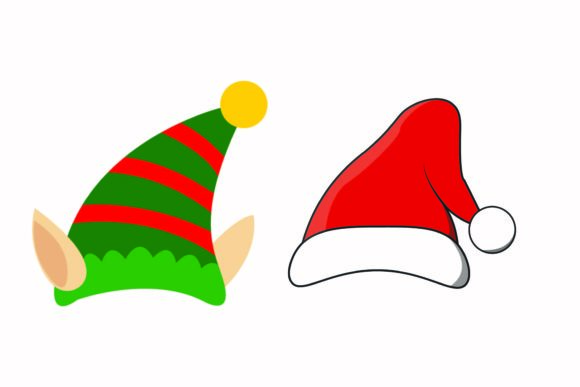 Christmas Hat Santa Illustration Vector