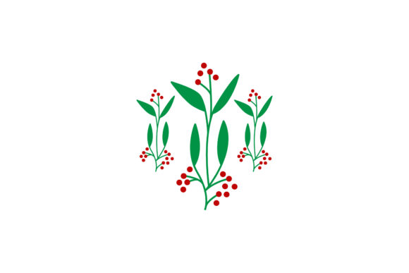 Christmas Mistletoe Illustrations Asset