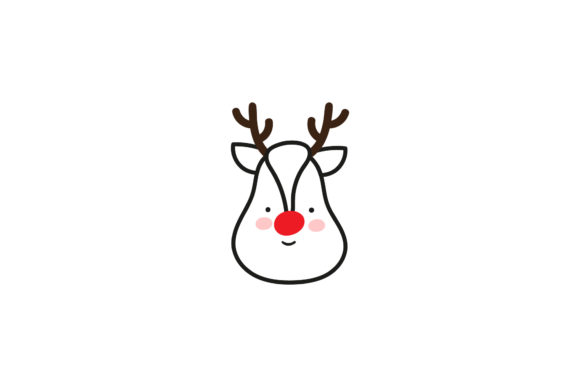 Christmas Reindeer Asset Illustrations