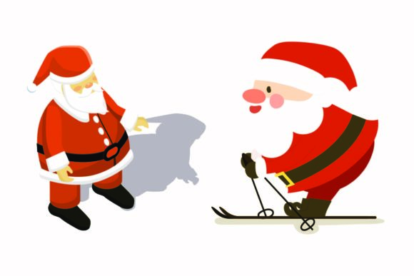 Christmas Santa Happy Illustrations
