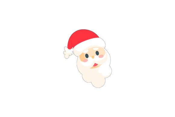 Christmas Santa Illustration for Digital Selling