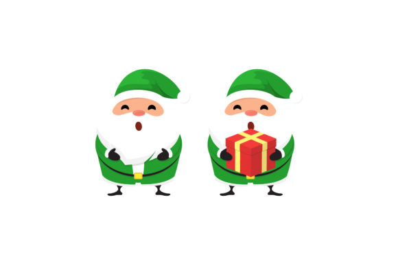 Christmas Santa Vector Set 24