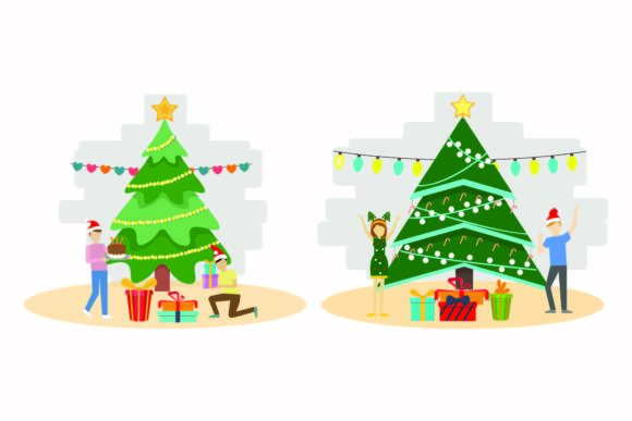 Christmas Season Decoration Vector Set for Festive Branding