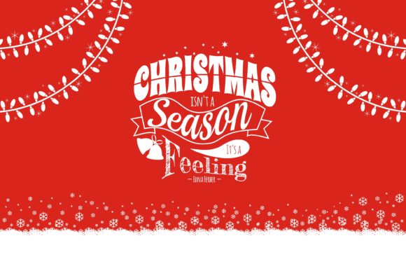 Christmas Snow Illustration: A Festive Design Asset