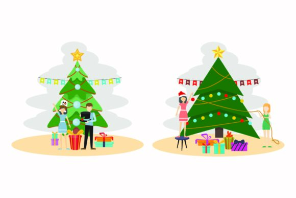 Christmas Tree Winter December Vector