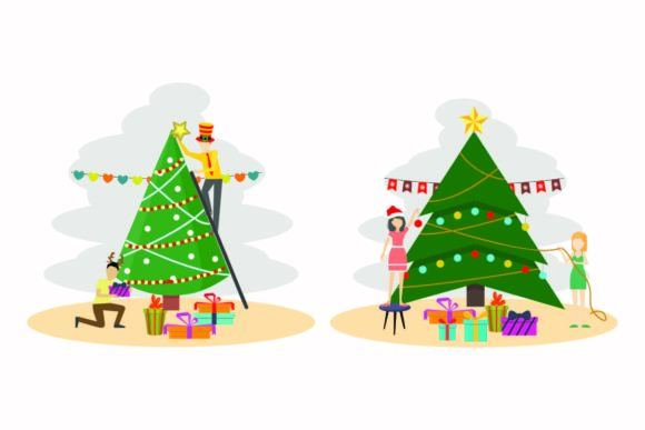 Christmas Tree Winter Decor Gift Set