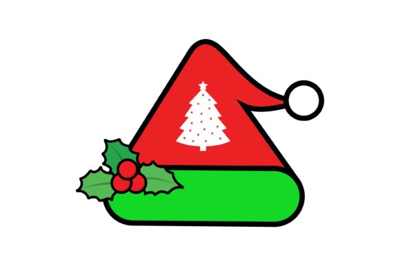Hat Santa s Christmas Icon Illustrations